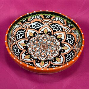 DELRIOSALADO gorgeous colorful fine porcelain snack bowl